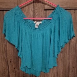 Cute batwing crop top